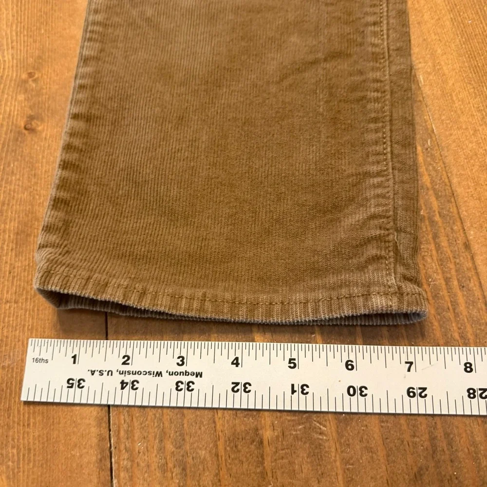 J. Crew 770 Straight Fit Corduroy Pants Men's 32x32 Brown Fine Wale 5-Pocket
